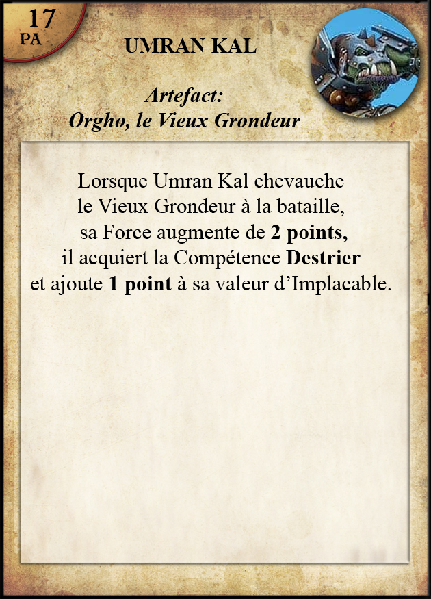 Orgho le Vieux Grondeur